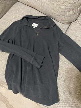Goodfellow & Co Charcoal Half-Zip Pullover